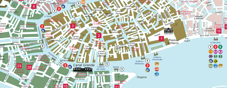 Mappa di Venezia
