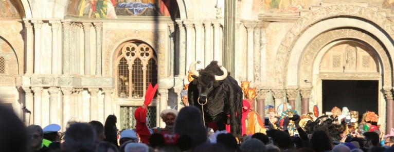 Carnevale 2017: Taglio della testa al toro in Piazza San Marco