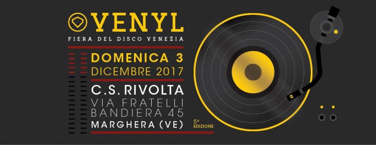 Torna VENYL per la 5ª edizione della Fiera del Disco di Venezia