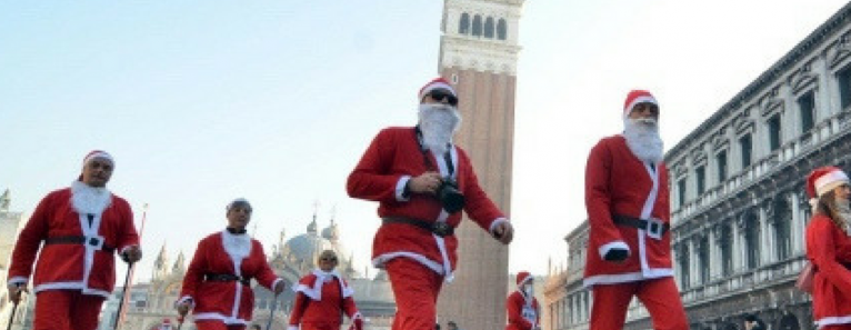 Venezia corre! Corsa dei Babbi Natale, 17 Dicembre 2017
