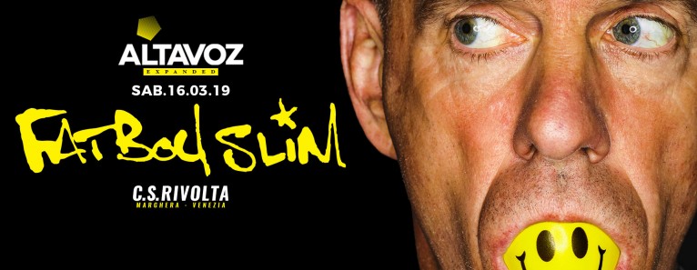 FATBOY SLIM al Rivolta sabato 16 Marzo per Altavoz